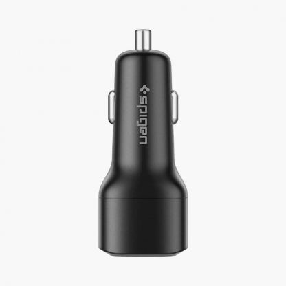 Spigen PC2000 ArcStation Dual Car Charger PD 65W - зарядно за кола с 2xUSB-C изхода с технология за бързо зареждане (черен) 11