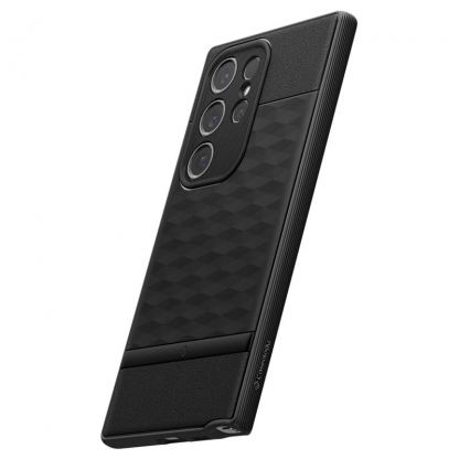 Spigen Caseology Parallax Case - силиконов (TPU) калъф с висока степен на защита за Samsung Galaxy S24 Ultra (черен)  6