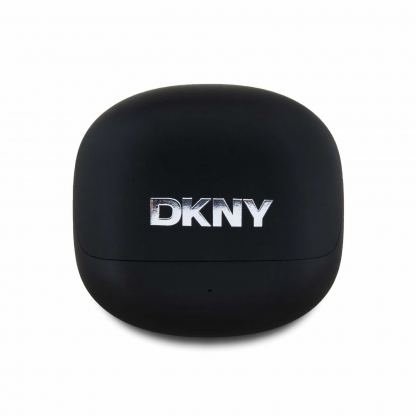 DKNY Satiny Finish TWS Bluetooth Earphones - безжични блутут слушалки със зареждащ кейс за мобилни устройства (черен)  2