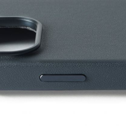 Mujjo MaizCase Bio Leather MagSafe Case - био кожен кейс с MagSafe за iPhone 16 Pro (син) 8