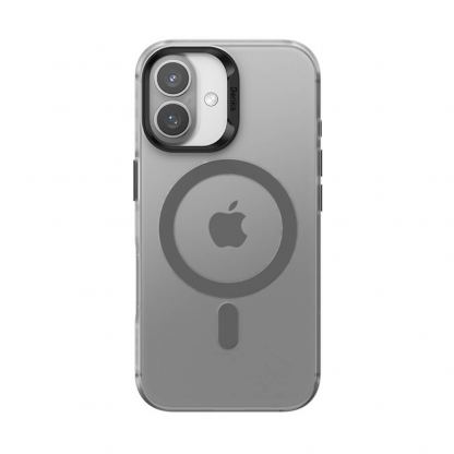 Benks Magnetic Lucid Armor Case - хибриден удароустойчив кейс с MagSafe за iPhone 16 (сив) 2