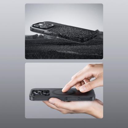 Benks Magnetic Lucid Armor Case - хибриден удароустойчив кейс с MagSafe за iPhone 16 Plus (сив) 5