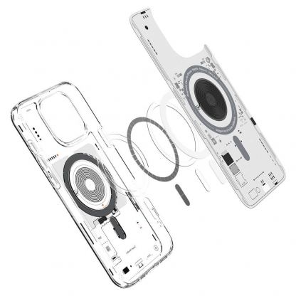 Spigen Ultra Hybrid MagSafe Neo One Case - хибриден кейс с висока степен на защита с MagSafe за iPhone 16 Pro (прозрачен)  8