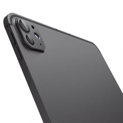 Spigen Metal Optik tR EZ Fit Lens Protector - предпазнo алуминиево защитно покритие за камерата на iPad Pro 13 (2024), iPad Pro 11 (2024) (черен) 4
