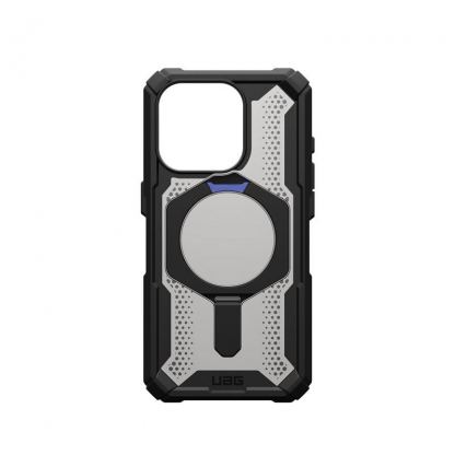 Urban Armor Gear Plasma XTE MagSafe Case - удароустойчив хибриден кейс с MagSafe за iPhone 15 Pro Max (черен-прозрачен) (bulk) 2