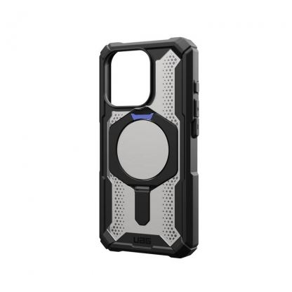 Urban Armor Gear Plasma XTE MagSafe Case - удароустойчив хибриден кейс с MagSafe за iPhone 15 Pro Max (черен-прозрачен) (bulk) 3