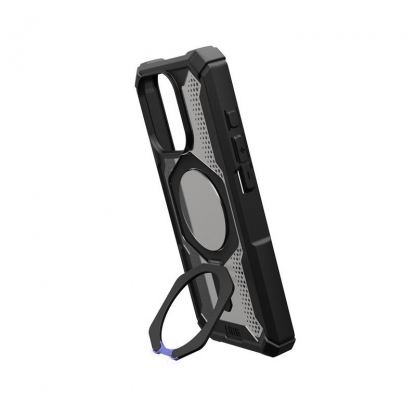 Urban Armor Gear Plasma XTE MagSafe Case - удароустойчив хибриден кейс с MagSafe за iPhone 15 Pro Max (черен-прозрачен) (bulk) 10