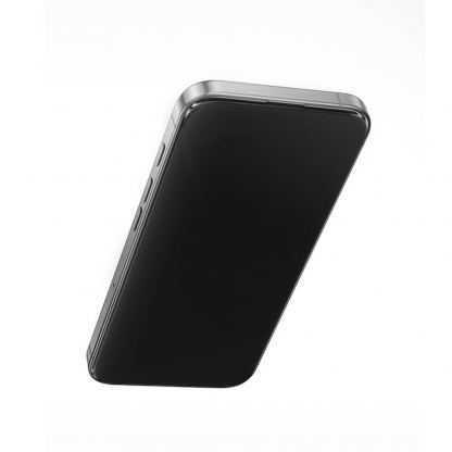 Benks Warrior HD Full Screen Tempered Glass - калено стъклено защитно покритие за дисплея на iPhone 16, iPhone 15, iPhone 14 Pro (черен-прозрачен) 4