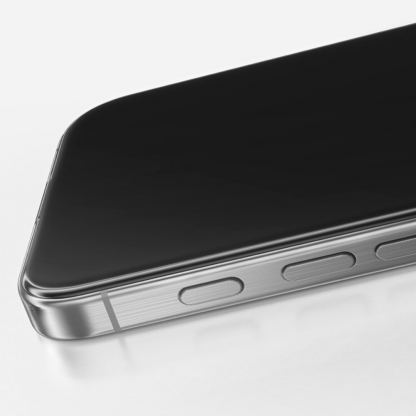 Benks Warrior HD Full Screen Tempered Glass - калено стъклено защитно покритие за дисплея на iPhone 16, iPhone 15, iPhone 14 Pro (черен-прозрачен) 7