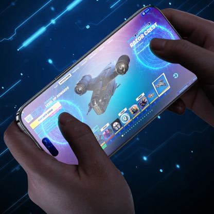 Benks JoyTouch Matte Tempered Glass Film (0.30mm) - матирано калено стъклено защитно покритие за дисплея на iPhone 16 Pro (черен-прозрачен) 7