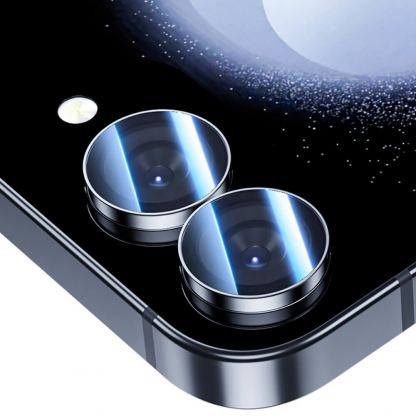 Benks Warrior Tempered Glass Camera Lens Protector - предпазни стъклени лещи за камерата на Samsung Galaxy Z Flip6 (черен) 3