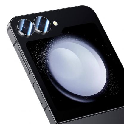 Benks Warrior Tempered Glass Camera Lens Protector - предпазни стъклени лещи за камерата на Samsung Galaxy Z Flip6 (черен) 4