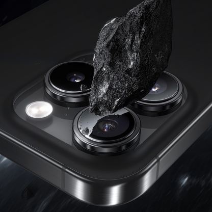Benks Glass DR Sapphire Lens Protector - предпазни сапфирени лещи за камерата на iPhone 16 Pro, iPhone 16 Pro Max (сребрист) 3
