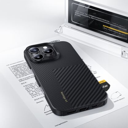 Benks Magnetic Montage Kevlar Case 600D - кевларен кейс с MagSafe за iPhone 16 Pro Max (черен) 4