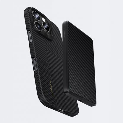 Benks Magnetic Montage Kevlar Case 600D - кевларен кейс с MagSafe за iPhone 16 Pro Max (черен) 8