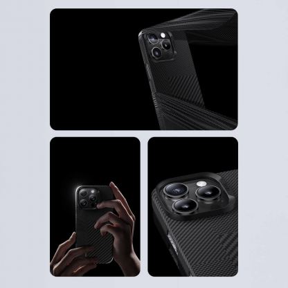 Benks Magnetic Montage Kevlar Case 600D - кевларен кейс с MagSafe за iPhone 16 (черен) 6