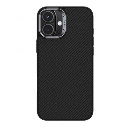 Benks Armor Air Kevlar Metal Frame Case 600D - кевларен кейс с MagSafe за iPhone 16 Plus (черен) 3