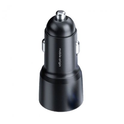 Mobile Origin Dual Quick Car Charger 60W - зарядно за кола с USB-A и USB-C изходи с технология за бързо зареждане (черен) 3