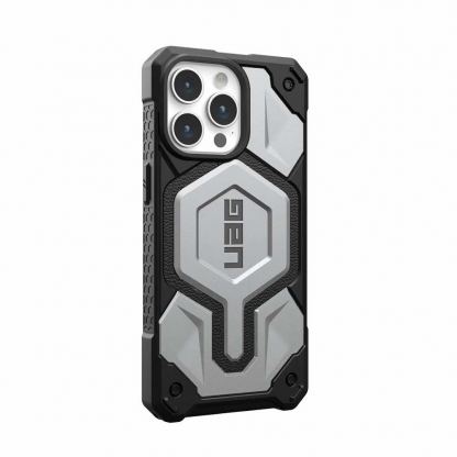Urban Armor Gear Monarch Pro Case - удароустойчив хибриден кейс с MagSafe за iPhone 15 Pro Max (титан) (bulk) 4
