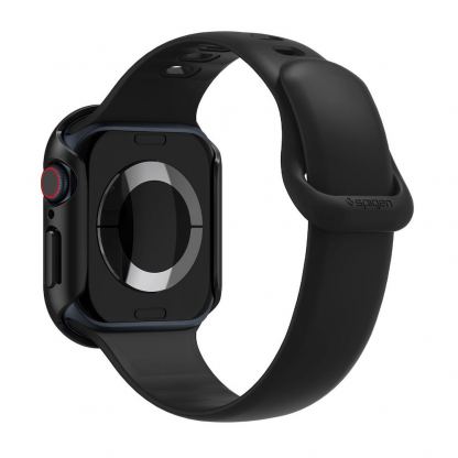 Spigen Thin Fit Case - качествен твърд кейс за Apple Watch 10 42мм (2024) (черен) 3