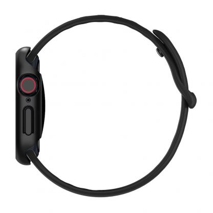 Spigen Thin Fit Case - качествен твърд кейс за Apple Watch 10 42мм (2024) (черен) 4