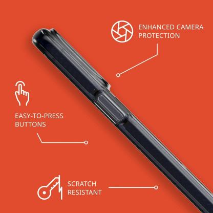 Tech21 EvoCrystal Hybrid MagSafe Case - хибриден удароустойчив кейс с MagSafe за iPhone 15 Pro (син-прозрачен) 4