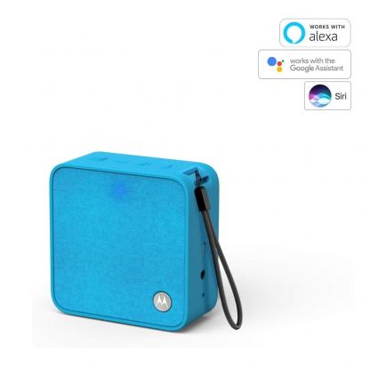 Motorola Sonic Boost Bluetooth Speaker 6W - портативен безжичен блутут спийкър за мобилни устройства (син) 3
