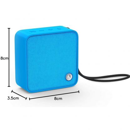 Motorola Sonic Boost Bluetooth Speaker 6W - портативен безжичен блутут спийкър за мобилни устройства (син) 4