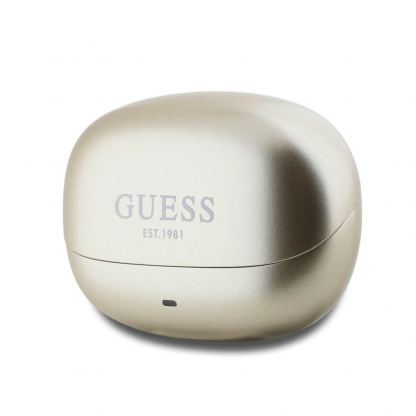 Guess Capsule ANC ENC Stereo TWS Headset - безжични блутут слушалки със зареждащ кейс за мобилни устройства (златист)  4
