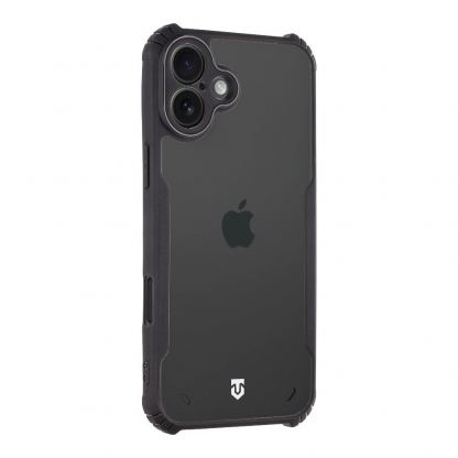 Tactical Quantum Stealth Hybrid Case - хибриден удароустойчив кейс за iPhone 16 Plus (черен-прозрачен) 2