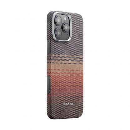 Pitaka MagEZ 5 Sunset Aramid Fiber Case - кевларен кейс с MagSafe за iPhone 16 Pro (шарен) 2