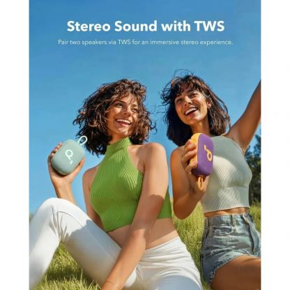 Anker SoundCore Select 4 Go Bluetooth Speaker - безжичен блутут спийкър за мобилни устройства (зелен) 3