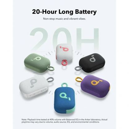 Anker SoundCore Select 4 Go Bluetooth Speaker - безжичен блутут спийкър за мобилни устройства (зелен) 6