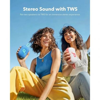 Anker SoundCore Select 4 Go Bluetooth Speaker - безжичен блутут спийкър за мобилни устройства (син) 3