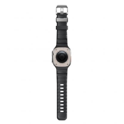 Nomad Rocky Point Strap - силиконова каишка за Apple Watch 42мм, 44мм, 45мм, 46мм, Ultra 49мм (черен) 8