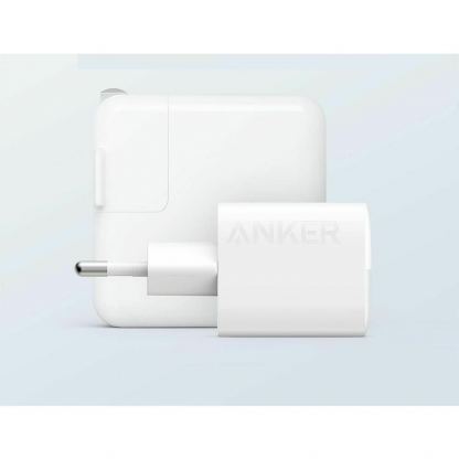 Anker 323 Fast Wall Charger 33W - захранване за ел. мрежа с USB-A и USB-C изходи и технология за бързо зареждане (бял) 2