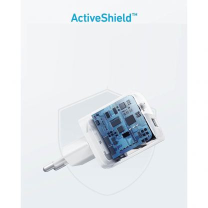 Anker 323 Fast Wall Charger 33W - захранване за ел. мрежа с USB-A и USB-C изходи и технология за бързо зареждане (бял) 5