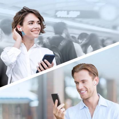 Joyroom TWS Bluetooth Earphones ENC JR-TL11 - безжични блутут слушалки със зареждащ кейс (бял) 2