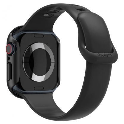 Spigen Thin Fit Case - качествен твърд кейс за Apple Watch 10 46мм (2024) (черен) 2