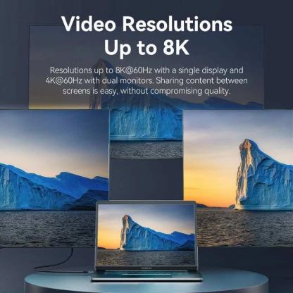 Vention USB4 USB-C to USB-C Cable 240W - здрав USB4 кабел с въжена оплетка за устройства с USB-C порт (100 см) (черен) 5