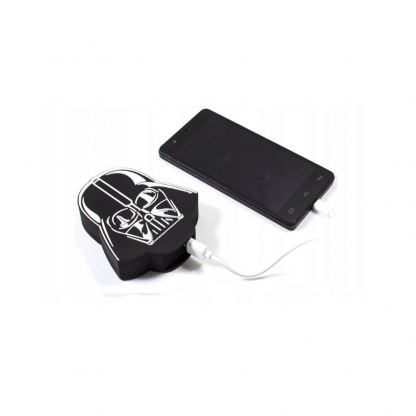 Star Wars Darth Vader Power Bank 5000 mAh - компактна външна батерия с 1xUSB-A изход за мобилни устройства (черен) 2