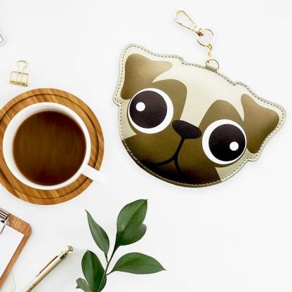 3D Dog Power Bank With Keyring 2200 mAh - компактна външна батерия с 1xUSB-A изход за мобилни устройства (сив) 5