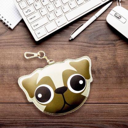 3D Dog Power Bank With Keyring 2200 mAh - компактна външна батерия с 1xUSB-A изход за мобилни устройства (сив) 6