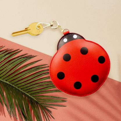 3D Ladybird Power Bank With Keyring 2200 mAh - компактна външна батерия с 1xUSB-A изход за мобилни устройства (червен) 4