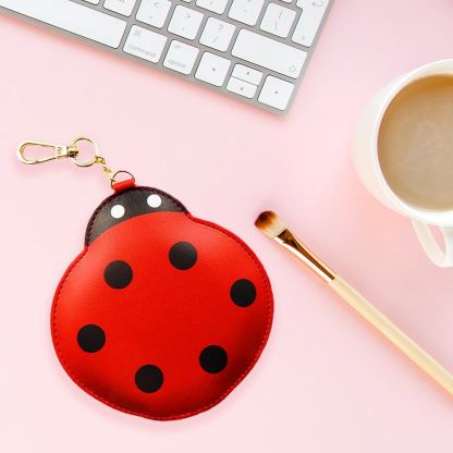 3D Ladybird Power Bank With Keyring 2200 mAh - компактна външна батерия с 1xUSB-A изход за мобилни устройства (червен) 5