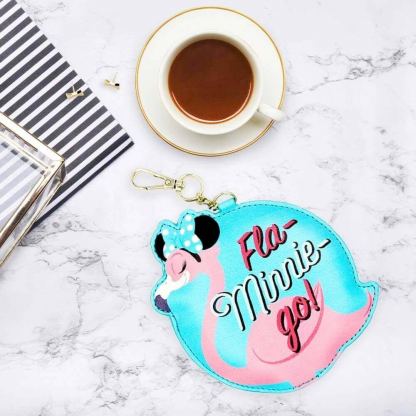 Disney Power Bank With Keyring 2200 mAh - компактна външна батерия с 1xUSB-A изход за мобилни устройства (син-розов) 4