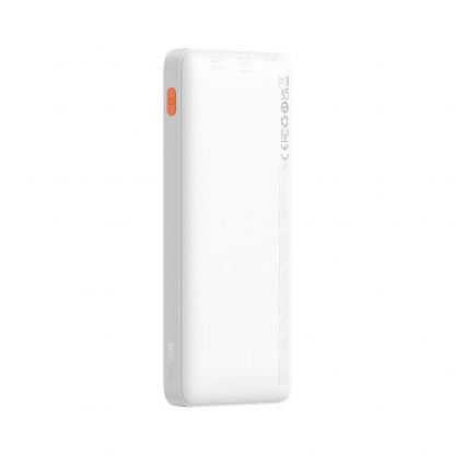 Baseus Airpow Fast Charging Power Bank 20W 10000 mAh - външна батерия с 1xUSB-A и 1xUSB-C изходи с технология за бързо зареждане (бял)  5