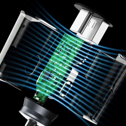 Dudao R4T Dual USB-A & USB-C Car Charger 49W - зарядно за кола с USB-A и USB-C изходи и технология за бързо зареждане (тъмносив) 7