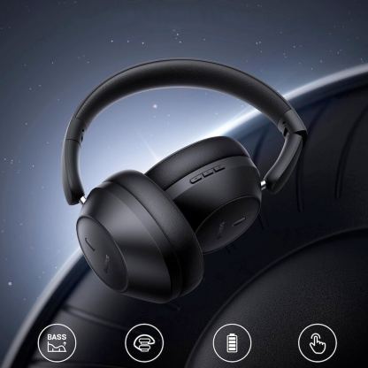 Baseus Bass 30 Max Bluetooth Wireless On-Ear Headphones - безжични блутут слушалки с микрофон за мобилни устройства (черен) 11