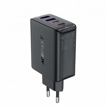 Acefast A61 PD 45W GaN Fast Charger - захранване за ел. мрежа за лаптопи, смартфони и таблети с 2xUSB-C и 2xUSB-A изходи (черен)  2